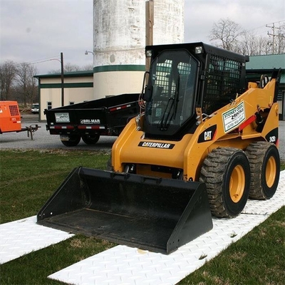 4ft. W x 8ft. L HDPE дизайна проступи плиты диаманта смолол циновки защиты ясным
