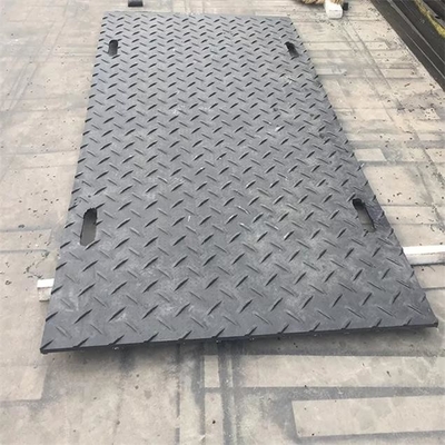 Циновка следа пластмассы полиэтилена 2×8 Ft смолола циновки защиты для временной дороги