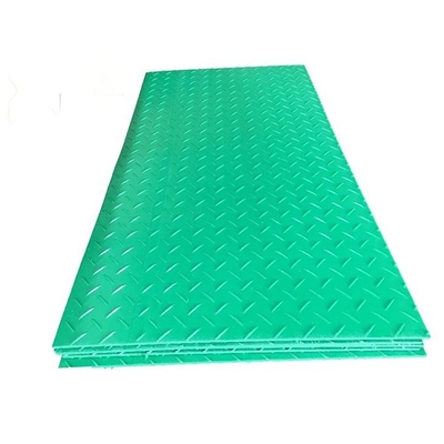 Прочные зеленые пластиковые дороги земли HDPE заболачивают циновку для конструкции экскаваторов