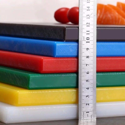 разделочная доска пластмассы полиэтилена высокой плотности 20mm анти- бактериальная покрашенная