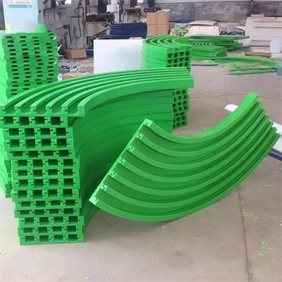 Рельс следа клина для отвода цепи транспортера слота пластиковый UHMWPE прокладки носки t полиэтилена