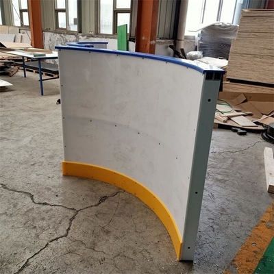 Загородка HDPE доски Dasher барьера перил катка полиэтилена высокой плотности