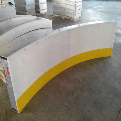 доска Dasher катка стрельбы хоккея барьера катка портативного HDPE ног 4x8 пластиковая