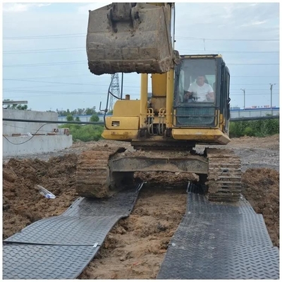 HDPE смолол циновки дороги конструкции циновки доступа вагона с краном защиты пластиковые