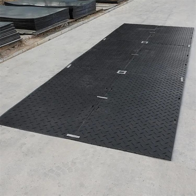 Циновки экскаватора рогожки 2x4ft тропы HDPE временные пластиковые оснащают доска рогожки