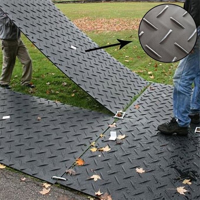 циновки трясины HDPE циновок предохранения от анти- выскальзывания 4X8ft облегченные пластиковые временные земные