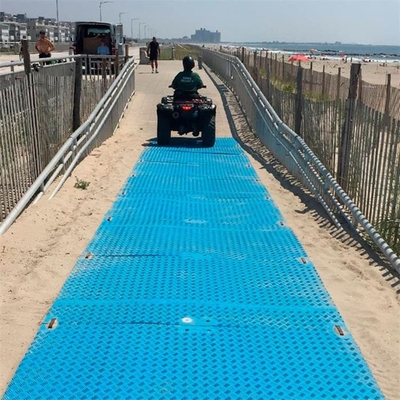 циновки снаряжения трясины временного голубого HDPE 2×8ft пластиковые для сверхмощных циновок дороги