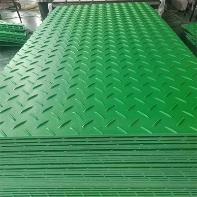 Прочные зеленые пластиковые дороги земли HDPE заболачивают циновку для конструкции экскаваторов