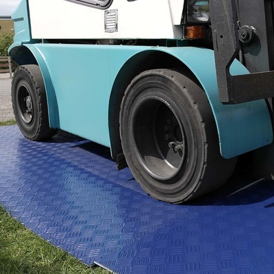 циновки снаряжения трясины временного голубого HDPE 2×8ft пластиковые для сверхмощных циновок дороги