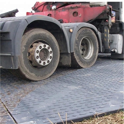 Составной след конструкции HDPE смолол циновки защиты для временных доступов в город
