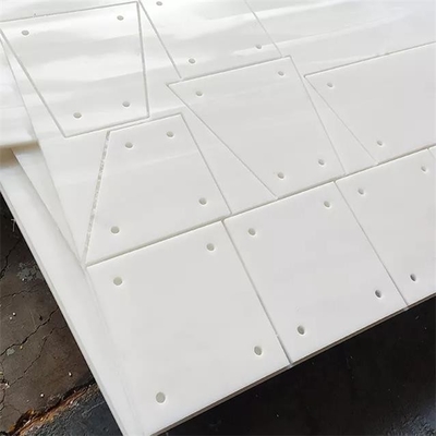 Белый износоустойчивый лист вкладыша UHMWPE для стальной доски подкладки силосохранилища зерна силосохранилища