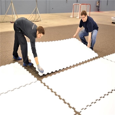 Портативные плитки настила хоккея катка катания на коньках материала UHMWPE полиэтилена