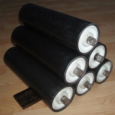 Голубая зевака ролика ленточного транспортера UHMWPE для минируя ролика ленточного транспортера