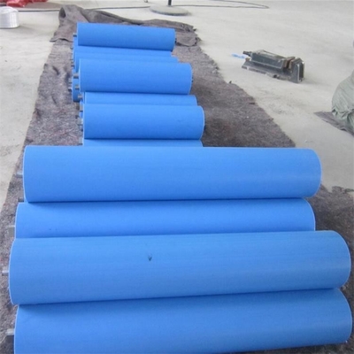 Ролики зеваки тренировки транспортера удара HDPE трубы полимера 4 дюймов пластиковые