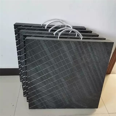 нога стабилизатора зоны пусковой площадки аутриггера безопасности HDPE 500x500mm прокладывает пусковые площадки ноги крана