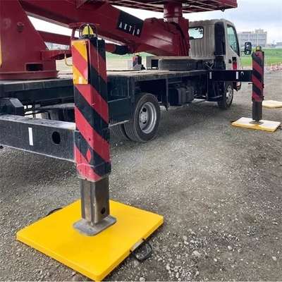 Пусковые площадки стабилизатора аутриггера циновок поддержки ноги крана HDPE составные поднимают пусковые площадки домкратом ноги