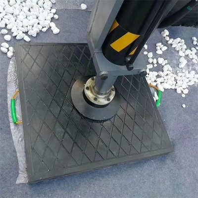 нога стабилизатора зоны пусковой площадки аутриггера безопасности HDPE 500x500mm прокладывает пусковые площадки ноги крана