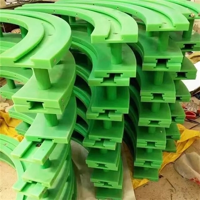 Прокладки носки клина для отвода цепи ведущего бруса UHMWPE полиэтилена пластиковые для конвейерной ленты